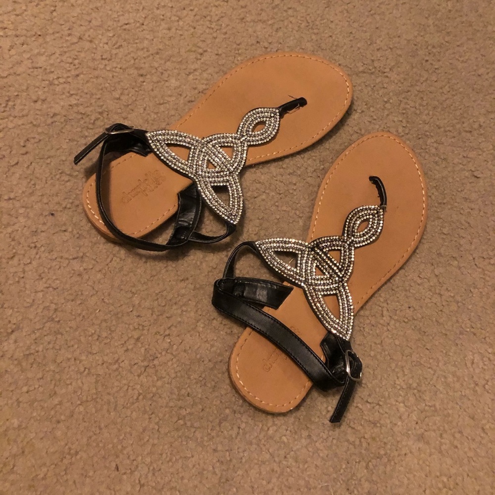 Charlotte Russe rhinestone sandals